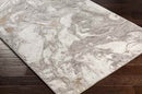Gruver Modern Light Gray Area Rug