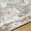 Gruver Modern Light Gray Area Rug