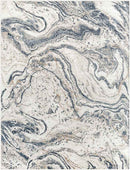 Guttenberg Modern Navy Area Rug