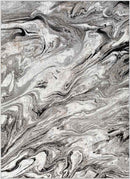 Halbur Modern Charcoal Area Rug