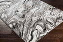 Halbur Modern Charcoal Area Rug