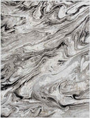 Halbur Modern Charcoal Area Rug