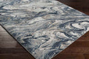 Halbur Modern Dark Blue Area Rug