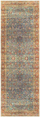 Agridaki Traditional Sage Washable Area Rug