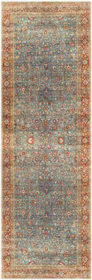 Agridaki Traditional Sage Washable Area Rug