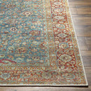 Agridaki Traditional Sage Washable Area Rug
