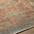 Xeros Traditional Rust Washable Area Rug