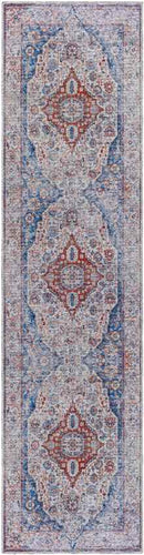 Moullas Traditional Burgundy Washable Area Rug