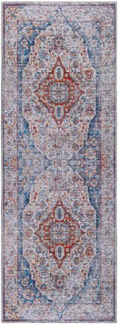 Moullas Traditional Burgundy Washable Area Rug