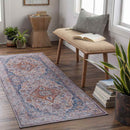 Moullas Traditional Burgundy Washable Area Rug