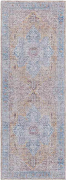 Komi Traditional Burnt Orange Washable Area Rug