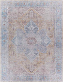 Komi Traditional Burnt Orange Washable Area Rug