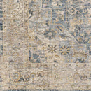 Harcourt Traditional Ice Blue Area Rug