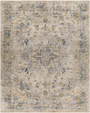 Harcourt Traditional Denim Area Rug
