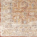 Harlan Traditional Burgundy Area Rug