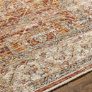 Harlan Traditional Burgundy Area Rug