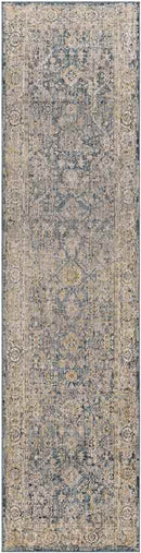 Harpers Ferry Traditional Dark Blue Area Rug