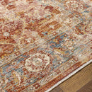 Harpers Ferry Traditional Burgundy Area Rug