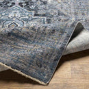 Kato Traditional Dark Teal Area Rug
