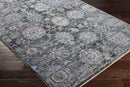 Dikomo Traditional Dark Blue Area Rug
