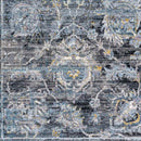 Dikomo Traditional Dark Blue Area Rug