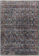 Komurcu Traditional Charcoal Area Rug