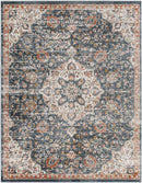 Knierim Traditional Dark Blue Area Rug