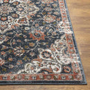 Knierim Traditional Dark Blue Area Rug