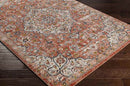 Knierim Traditional Burnt Orange Area Rug