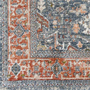 La Motte Traditional Dark Blue Area Rug