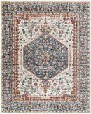 Ladora Traditional Dark Blue Area Rug