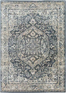 Lake Mills Traditional Dark Green Area Rug