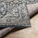 Lake Mills Traditional Dark Green Area Rug