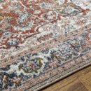Lake Mills Traditional Burgundy Area Rug