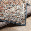 Lakota Traditional Burnt Orange Area Rug
