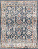 Lambs Grove Traditional Dark Teal Area Rug