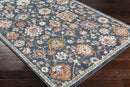 Larchwood Traditional Dark Teal Area Rug