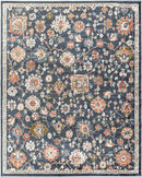 Larchwood Traditional Dark Teal Area Rug