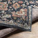 Larchwood Traditional Dark Teal Area Rug