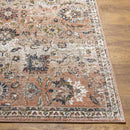 Larrabee Traditional Burnt Orange Area Rug
