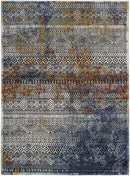 Strongylos Global Dark Blue Area Rug