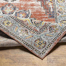 Kissonerga Traditional Coral Area Rug
