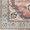Kissonerga Traditional Coral Area Rug