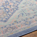 Agioi Traditional Dark Blue Area Rug