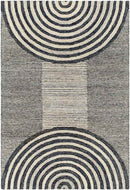 Troulloi Modern Charcoal Area Rug