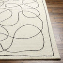 Kazafani Modern Ivory Area Rug