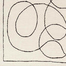 Kazafani Modern Ivory Area Rug