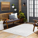 Metochi Global Off-White/Medium Gray Area Rug