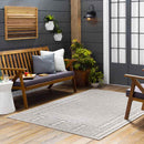Metochi Global Off-White/Medium Gray Area Rug