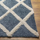 Trimithias Traditional Dark Teal Area Rug